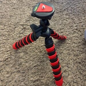 Flexible Red and Black Tripod